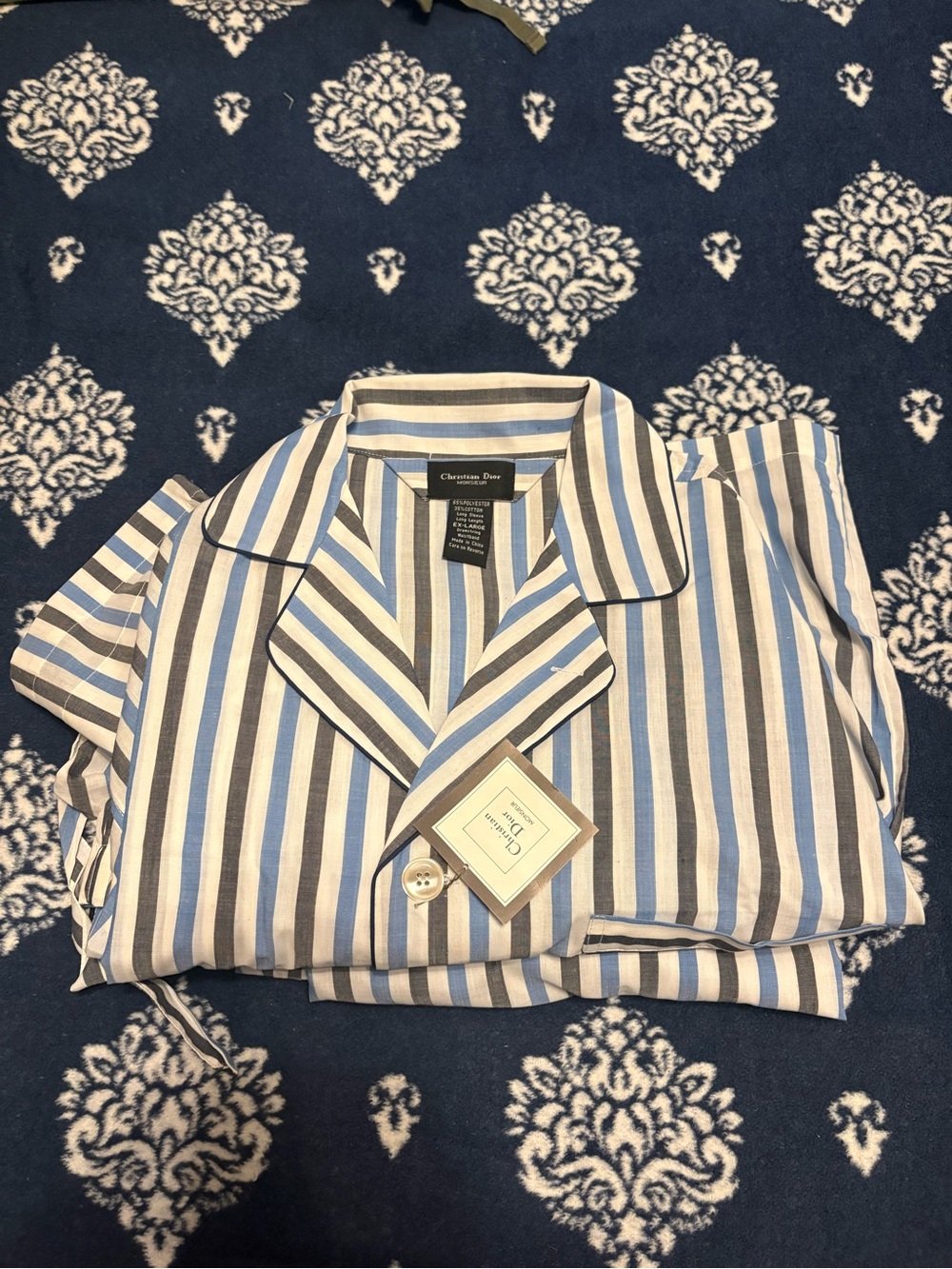 Vintage Christian Dior monsieur pajama set - Picture 7 of 7